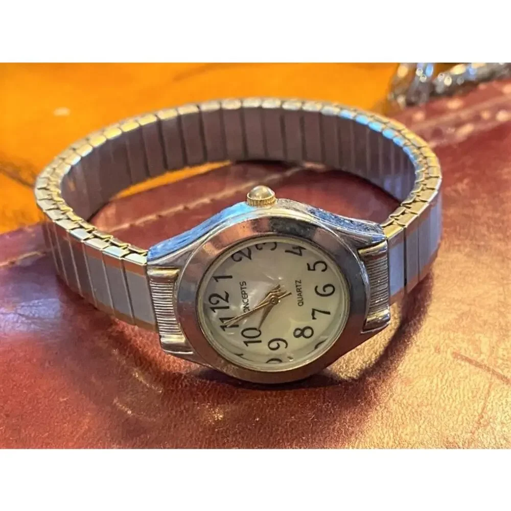 Women's 25mm Two Tone concepts Watch, MOP Face